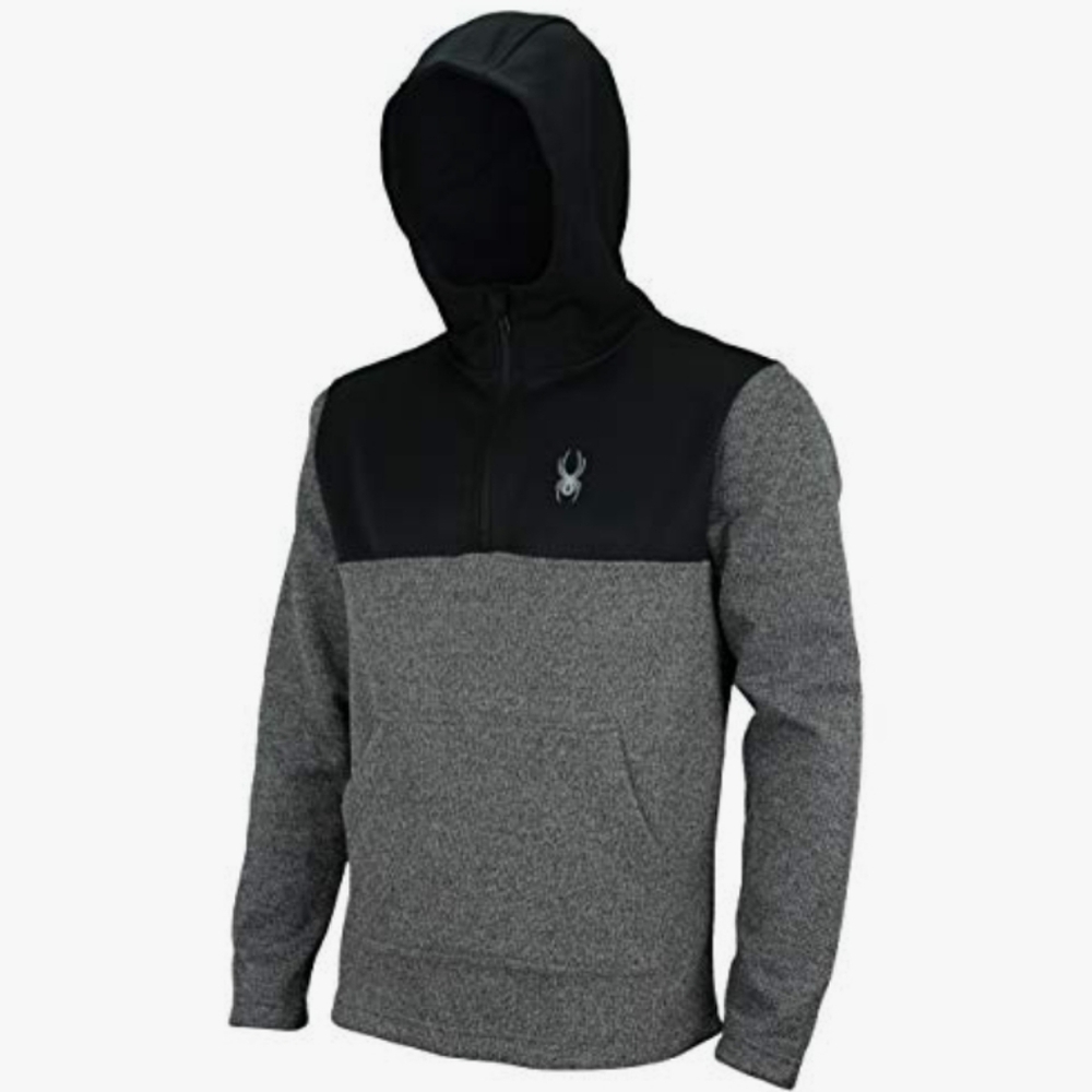 Spyder Black and Gray Men's Hoodie